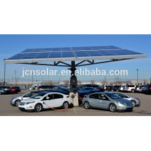 Shenzhen JCN solar pv parking structure, carport mounting brackets structure